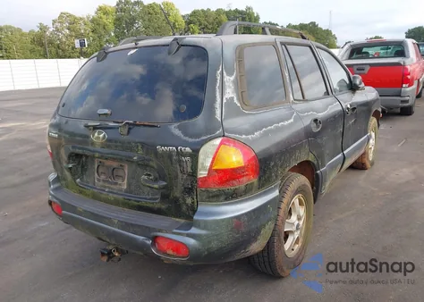 2004 Hyundai Santa Fe из США, поврежденный, VIN KM8SC13024U808395